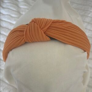 Orange Knotted Headband NWOT